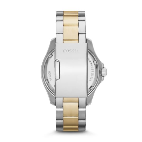 Fossil AM4543 Cecile Silver Dial Two-tone Women's Watch