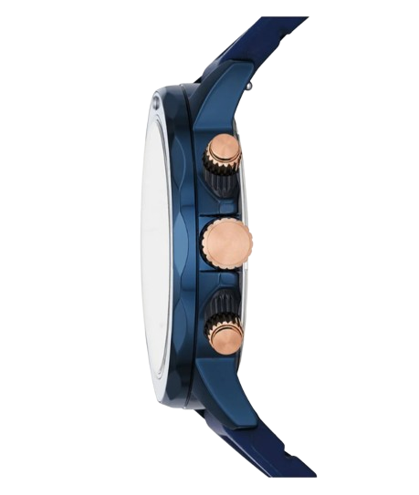 Fossil BQ2498 Bannon Blue Silicone Men's Watch