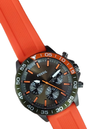 Fossil BQ2500 Bannon Orange Silicone Men's Watch