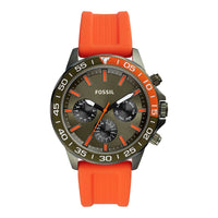 Fossil BQ2500 Bannon Orange Silicone Men's Watch