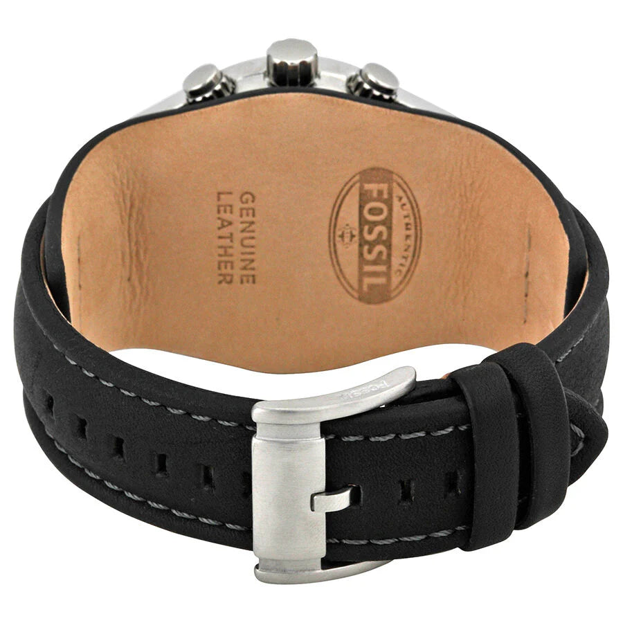 Fossil CH2564 Coachman Stainless Steel and Leather Casual Cuff Quartz Men's Watch