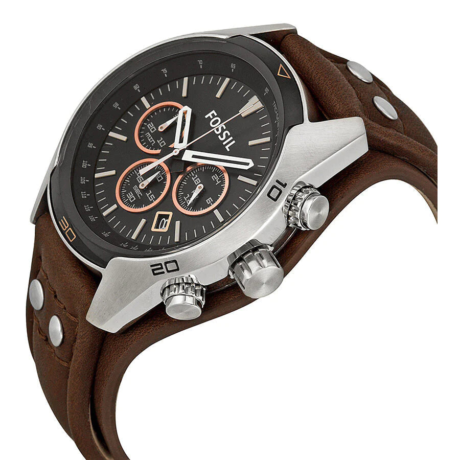 Fossil CH2891 Coachman Black Dial Men's Watch