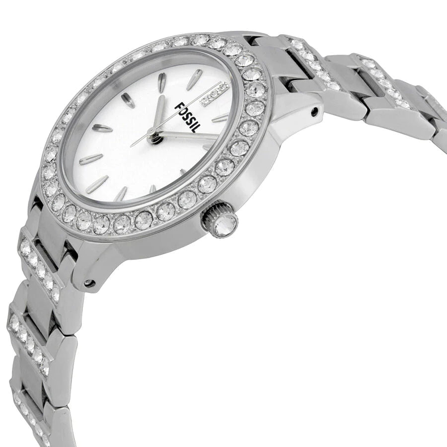 Fossil ES2362 Glitz White Dial Women's Watch