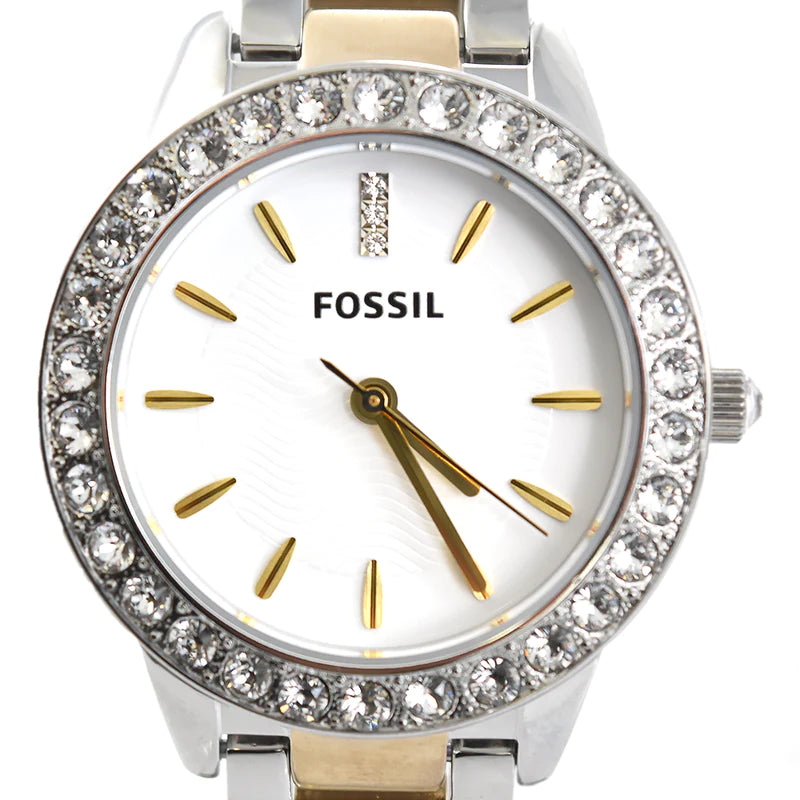 Fossil ES2409 Crystal Two-tone Women's Watch