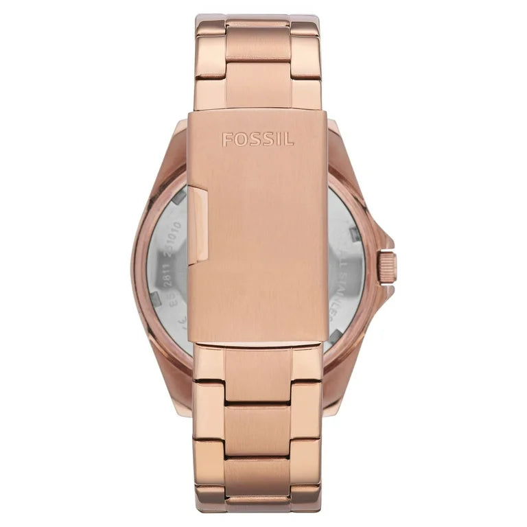 Fossil ES2811 Riley Multi-Function Rose Gold Diamond Women's Watch