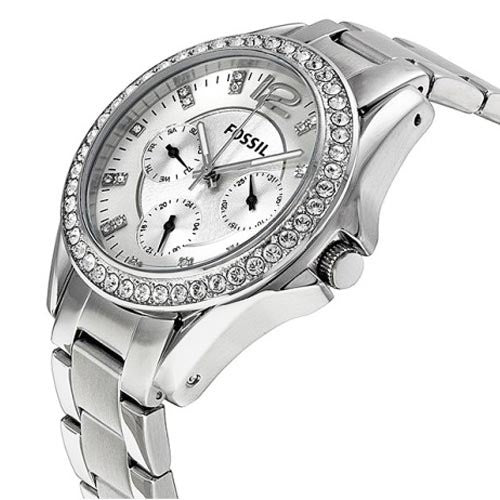 Fossil ES3202 Riley Multi-Function Silver Dial Women's Watch