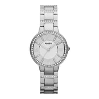 Fossil ES3282 Virginia Silver Dial Stainless Steel Women's Watch