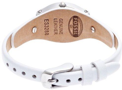 Fossil ES3288 Molly White Leather Quartz Women's Watch