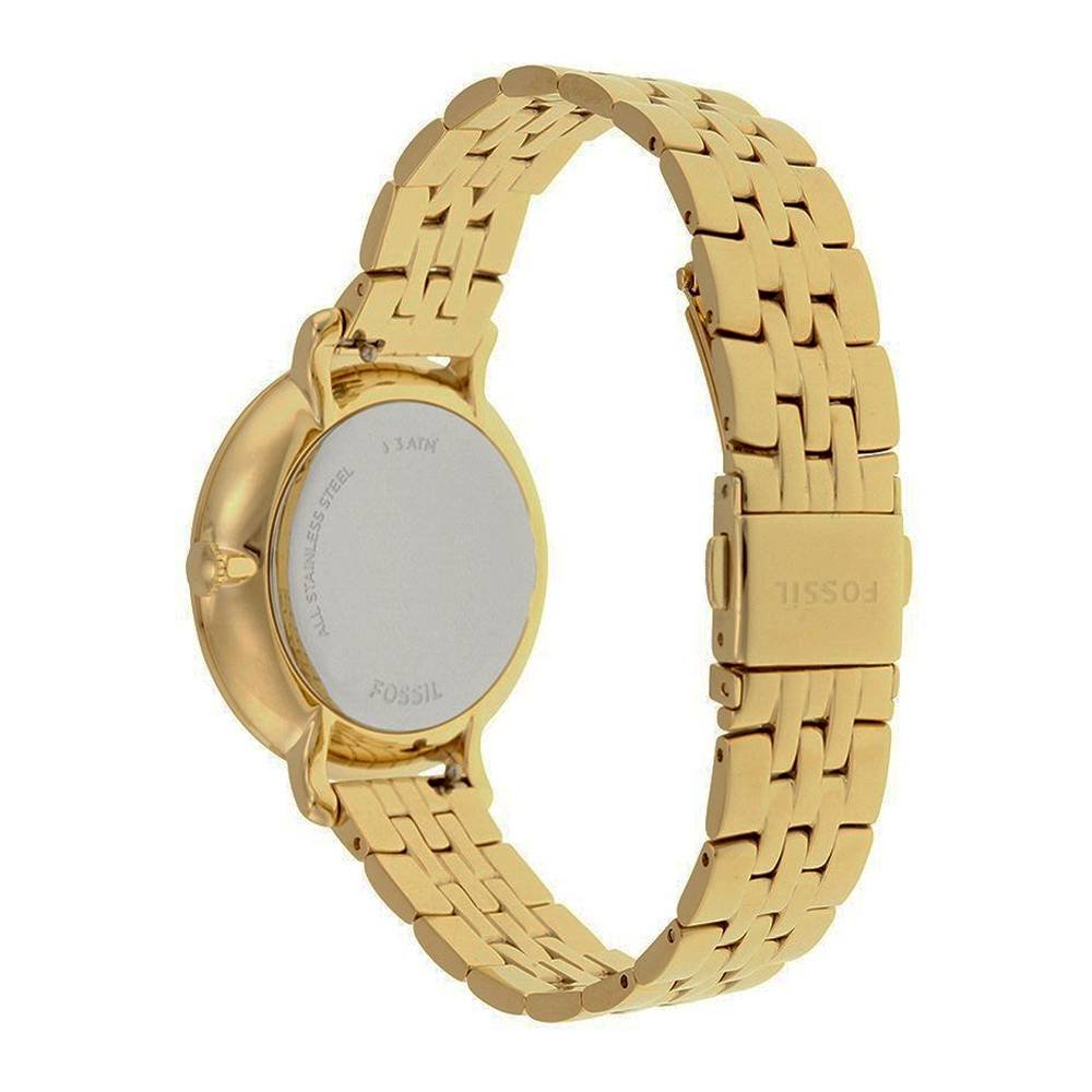 Fossil Jacqueline Champagne Dial Gold-tone Ladies Watch ES3434