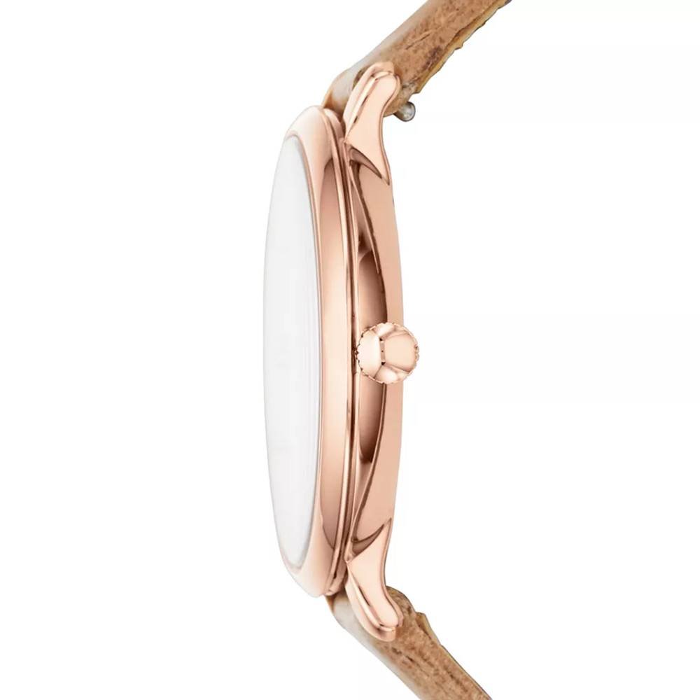Fossil ES3487 Jacqueline Camel Leather Strap Women's Watch