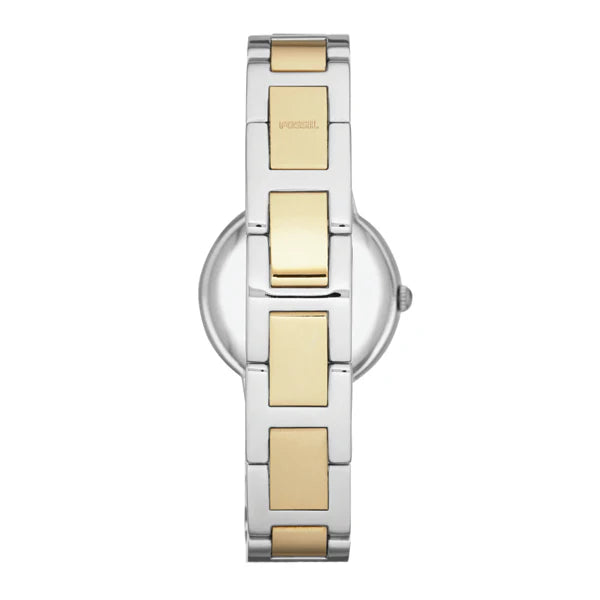 Fossil ES3503 Virginia Silver Dial Two-tone Steel Women's Watch