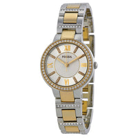 Fossil ES3503 Virginia Silver Dial Two-tone Steel Women's Watch