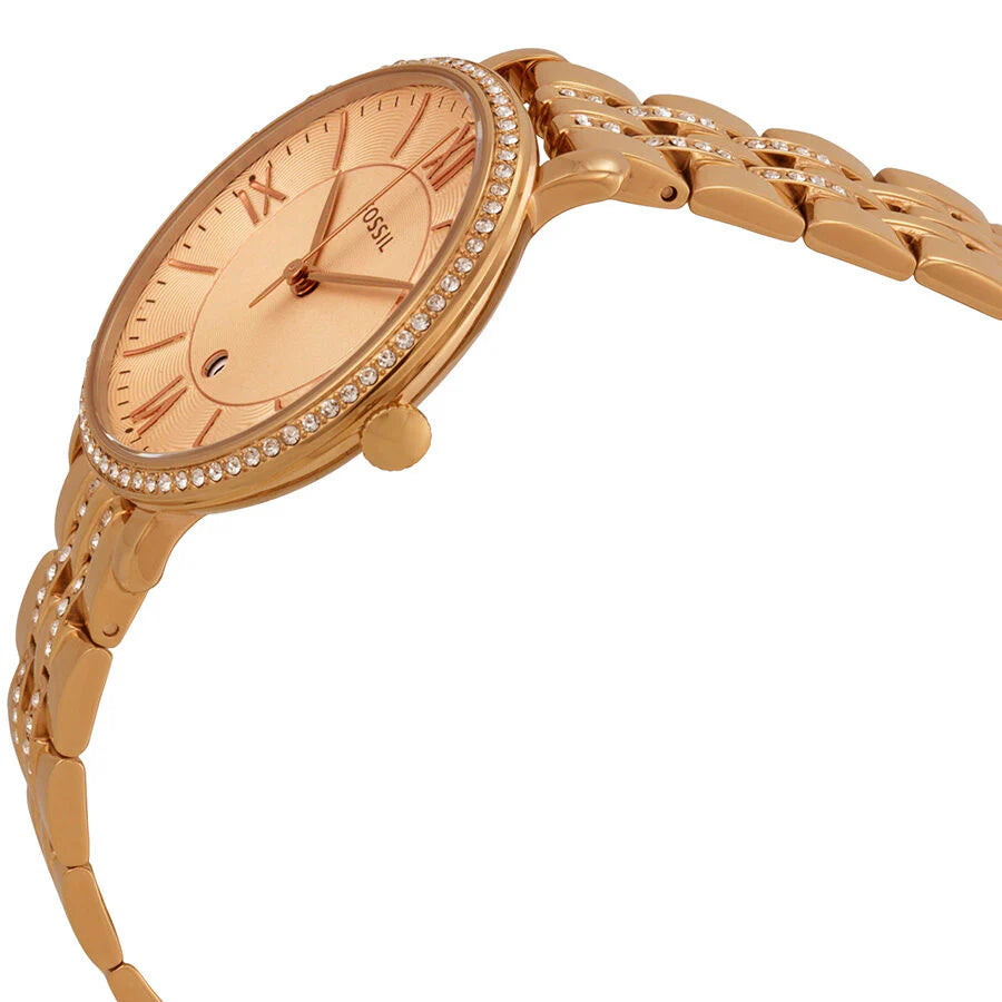 Fossil ES3546 Jacqueline Rose Gold Diamond Women's Watch