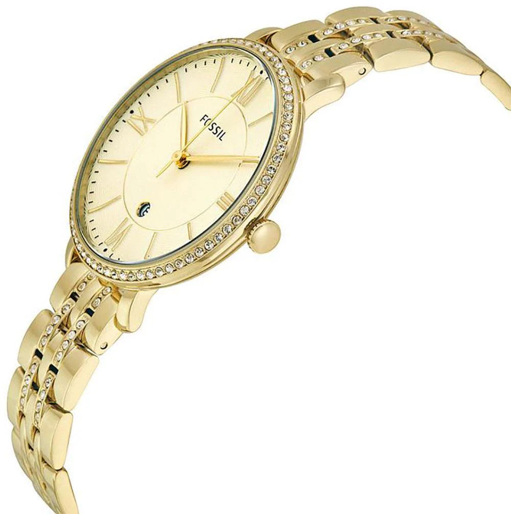 Fossil ES3547 Jacqueline Beige Dial Gold-tone Women's Watch