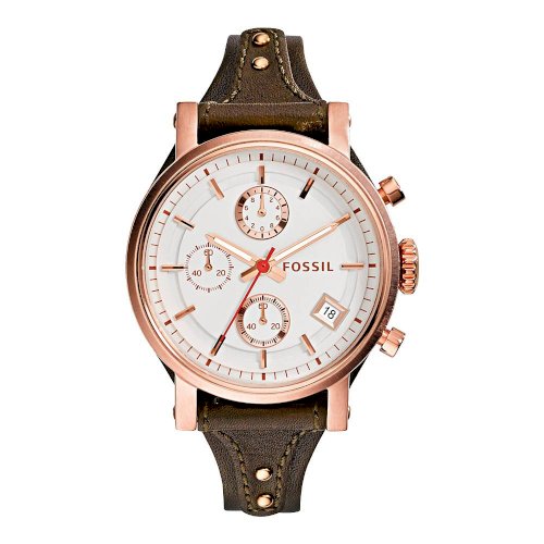 Fossil Original Boyfriend Chronograph White Dial Ladies  display picture 2