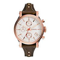 Fossil ES3616 Boyfriend Chronograph White Dial Women's Watch