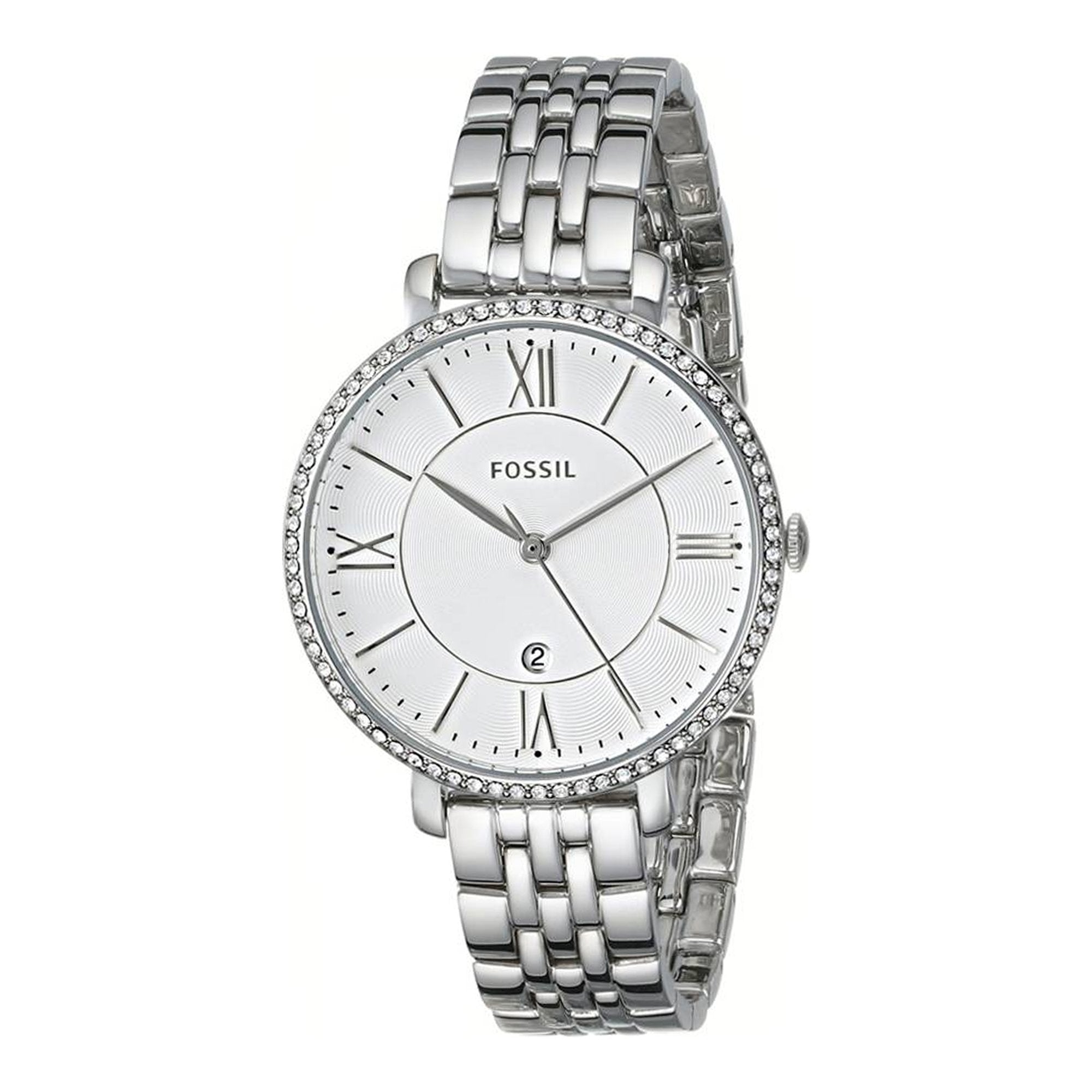 Fossil Jacqueline White Dial Lady's Watch ES3631