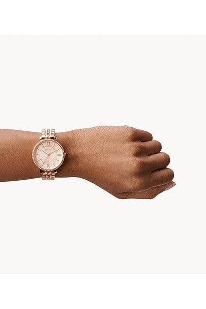 Fossil ES3665 Gold Stainless Steel Analog Dial Quartz Women's Watch