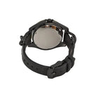 Fossil ES3696 Riley Black Crystal-Set Dial Black Leather Strap Women's Watch
