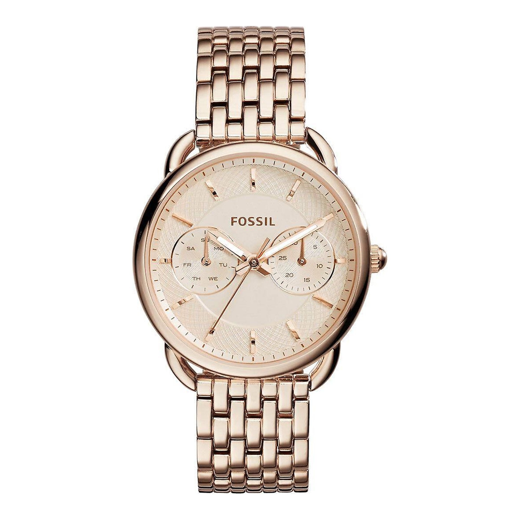 Fossil ES3713 Tailor Multifunction Rose Dial Women's Watch