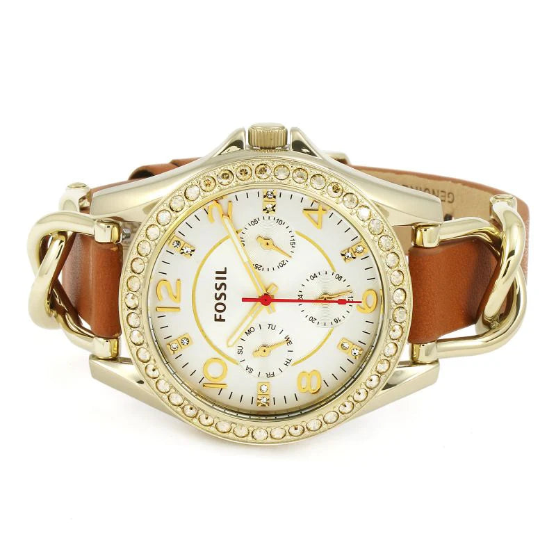 Fossil ES3723 Riley Silver Dial Women's Watch