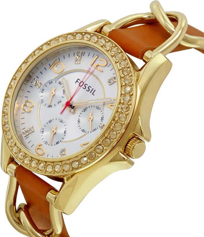 Fossil ES3723 Riley Silver Dial Women's Watch