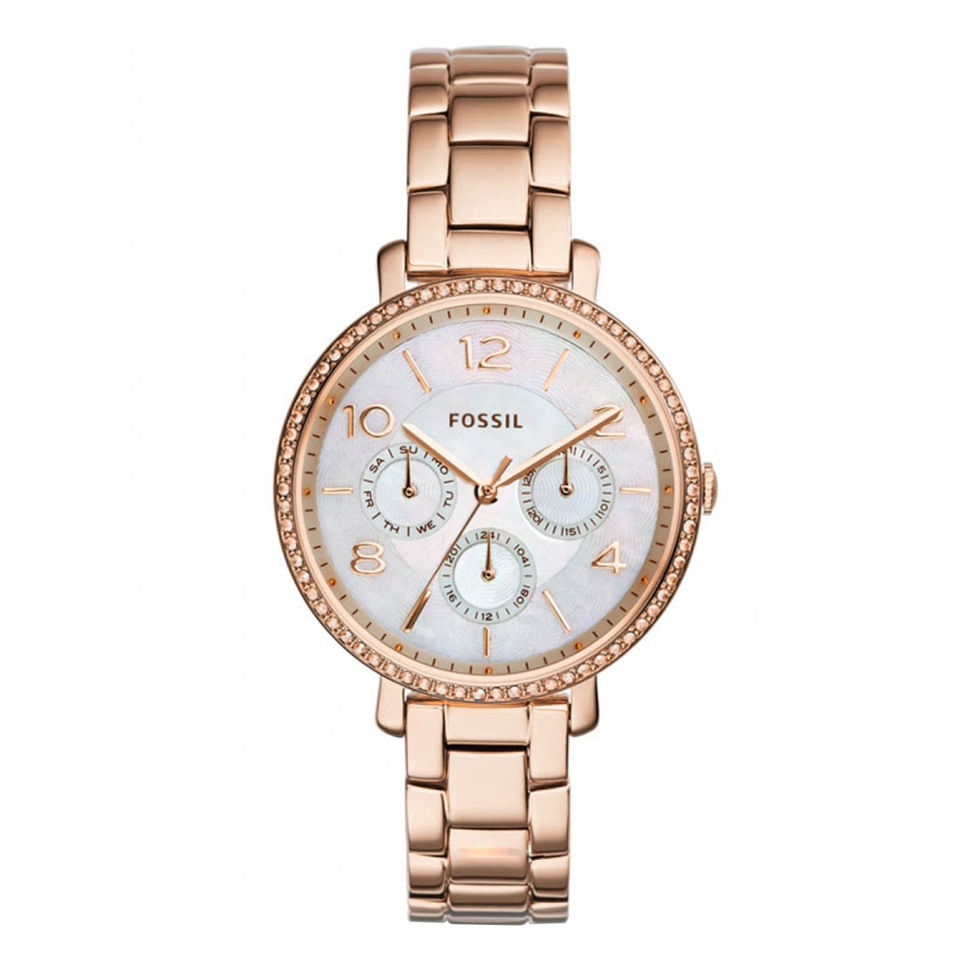 Fossil ES3757 Jacqueline Multi-Function Mother of Pearl Dial Women's Watch