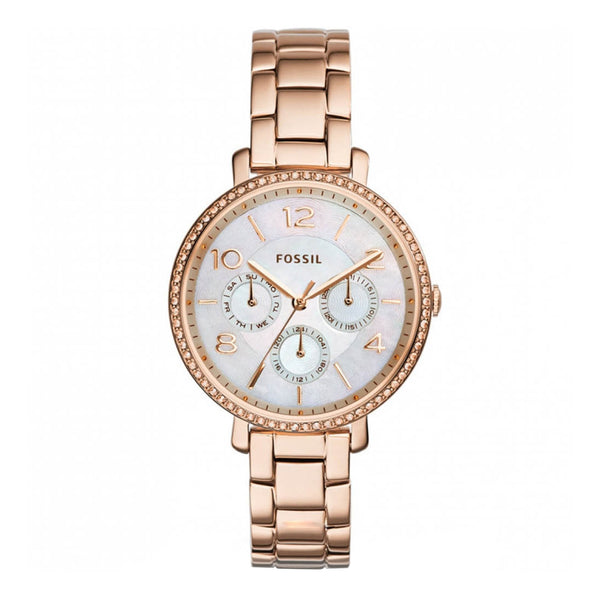Fossil Jacqueline Multi-Function Mother of Pearl Dial Rose Gold