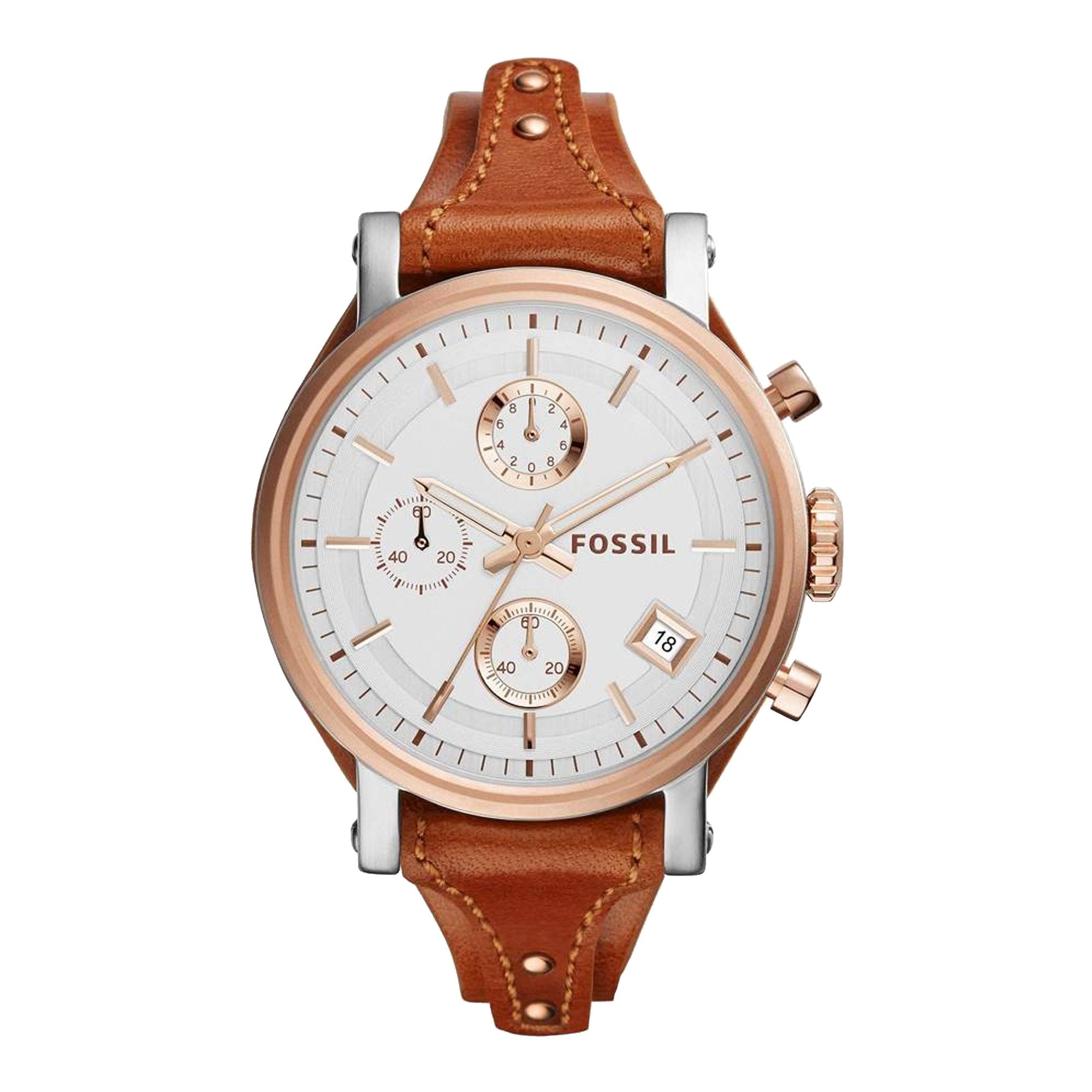 Fossil ES3837 Original Boyfriend Silver Dial Women's Watch – WATCH