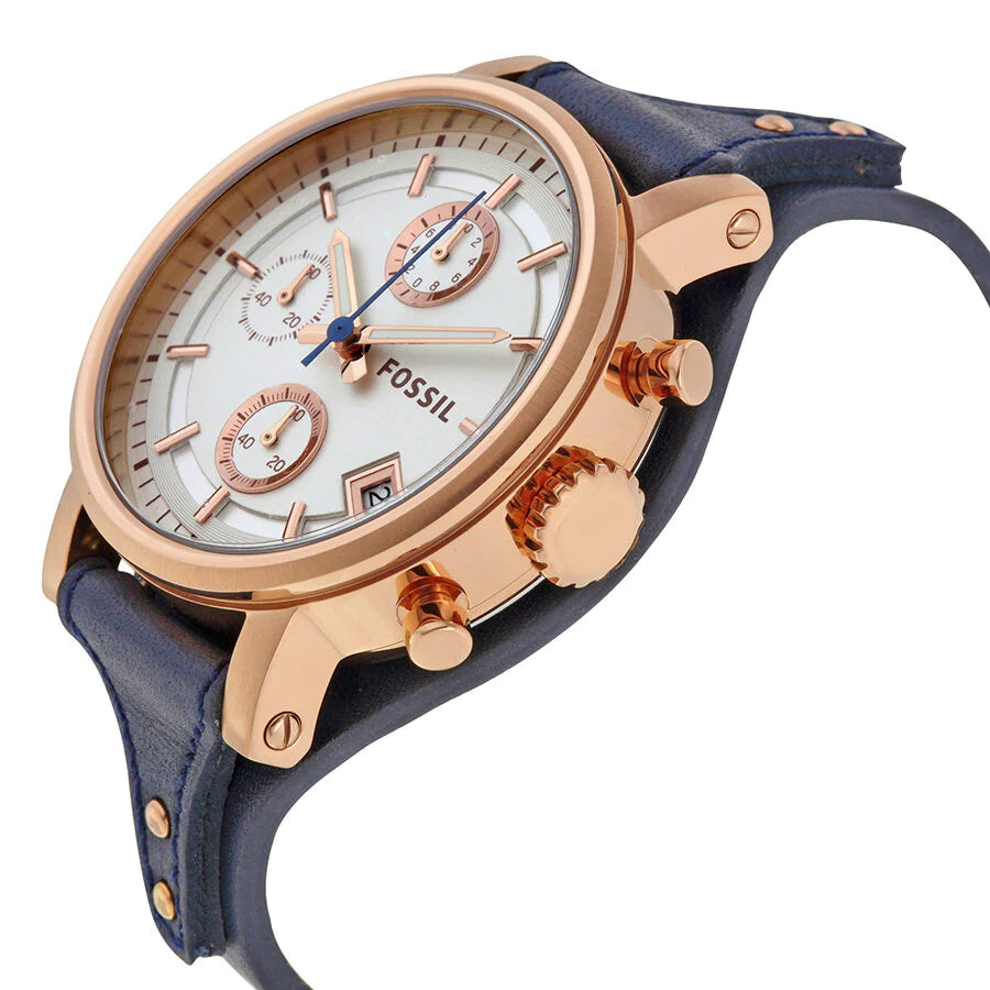 Fossil ES3838 Boyfriend Silver Dial Women's Watch