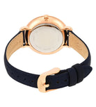 Fossil ES3843 Jacqueline Silver Dial Navy Leather Women's Watch