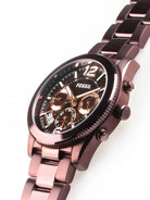 Fossil ES4110 Perfect Boyfriend Wine Red Women's Watch