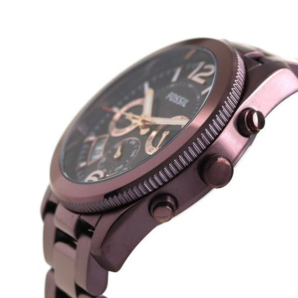 Fossil ES4110 Perfect Boyfriend Wine Red Women's Watch