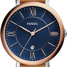 Fossil ES4274 Jacqueline Blue Dial Leather Women's Watch