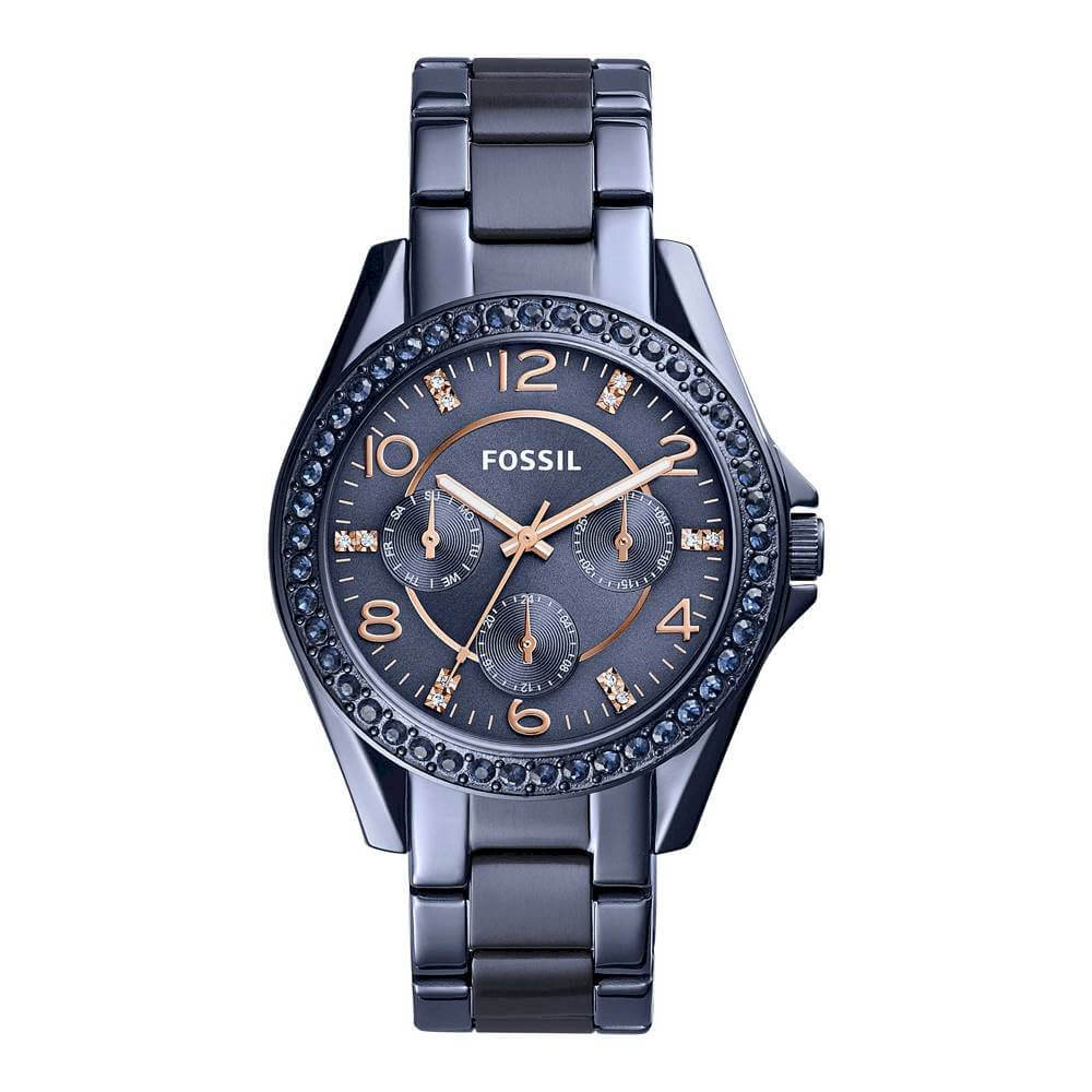 Fossil ES4294 Riley Multifunction Blue Dial Women display picture 3