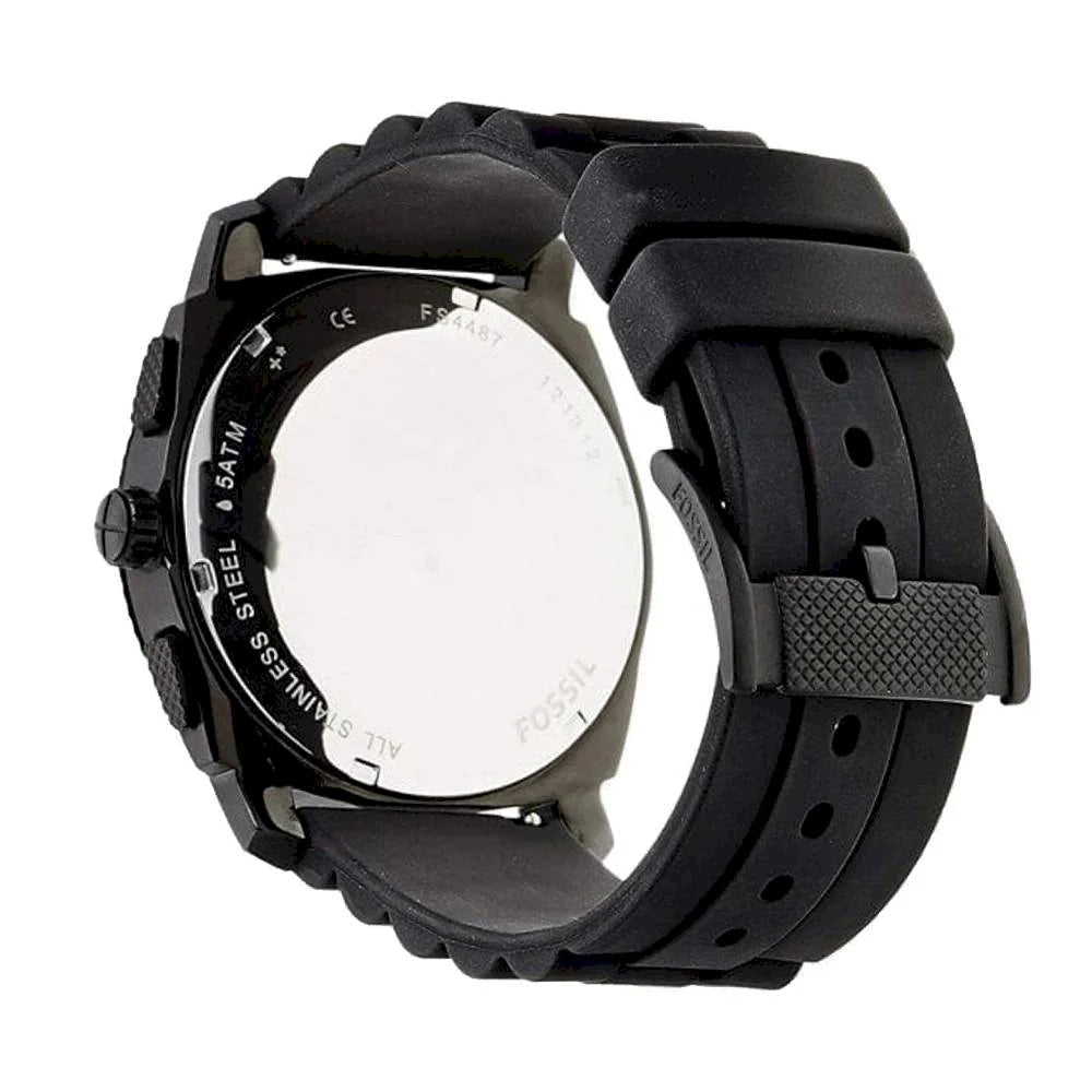 Fossil FS4487 Silicone Strap Men's Watch