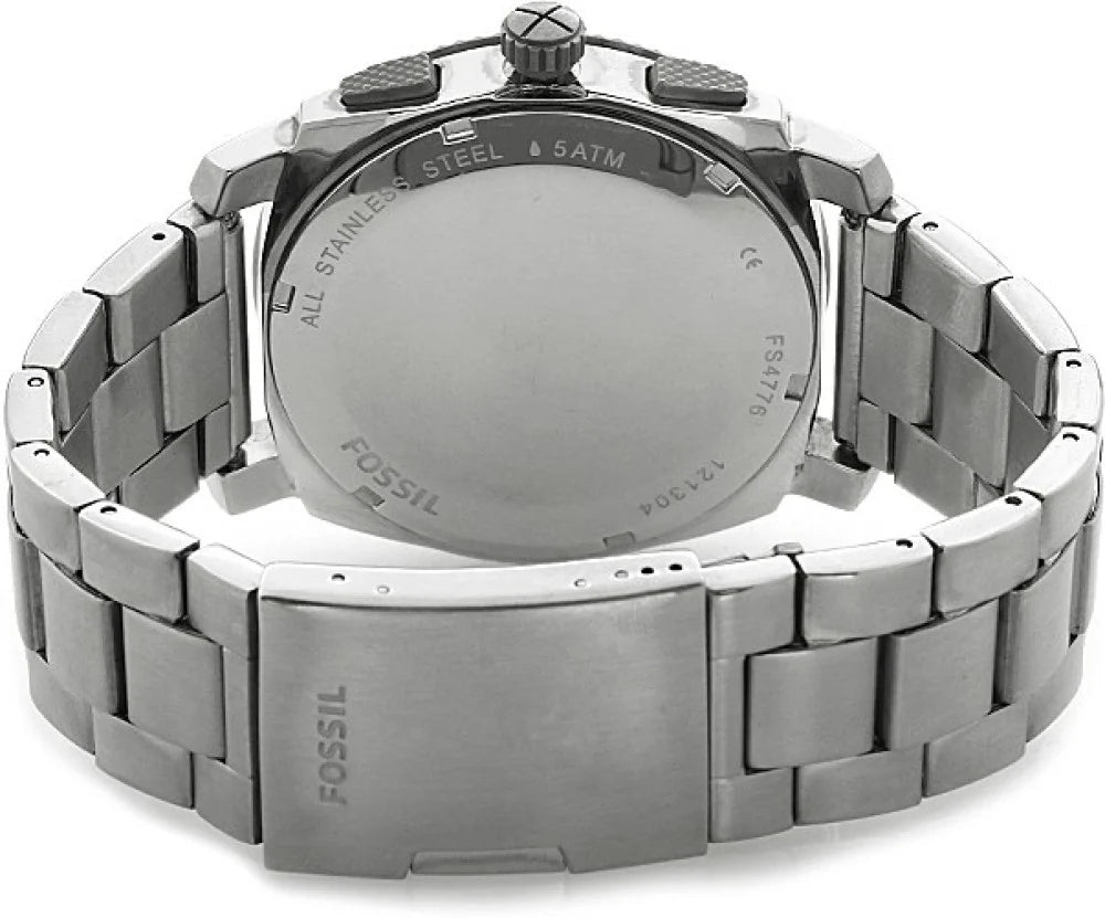 Fossil FS4776 Machine Black Dial Men's Watch