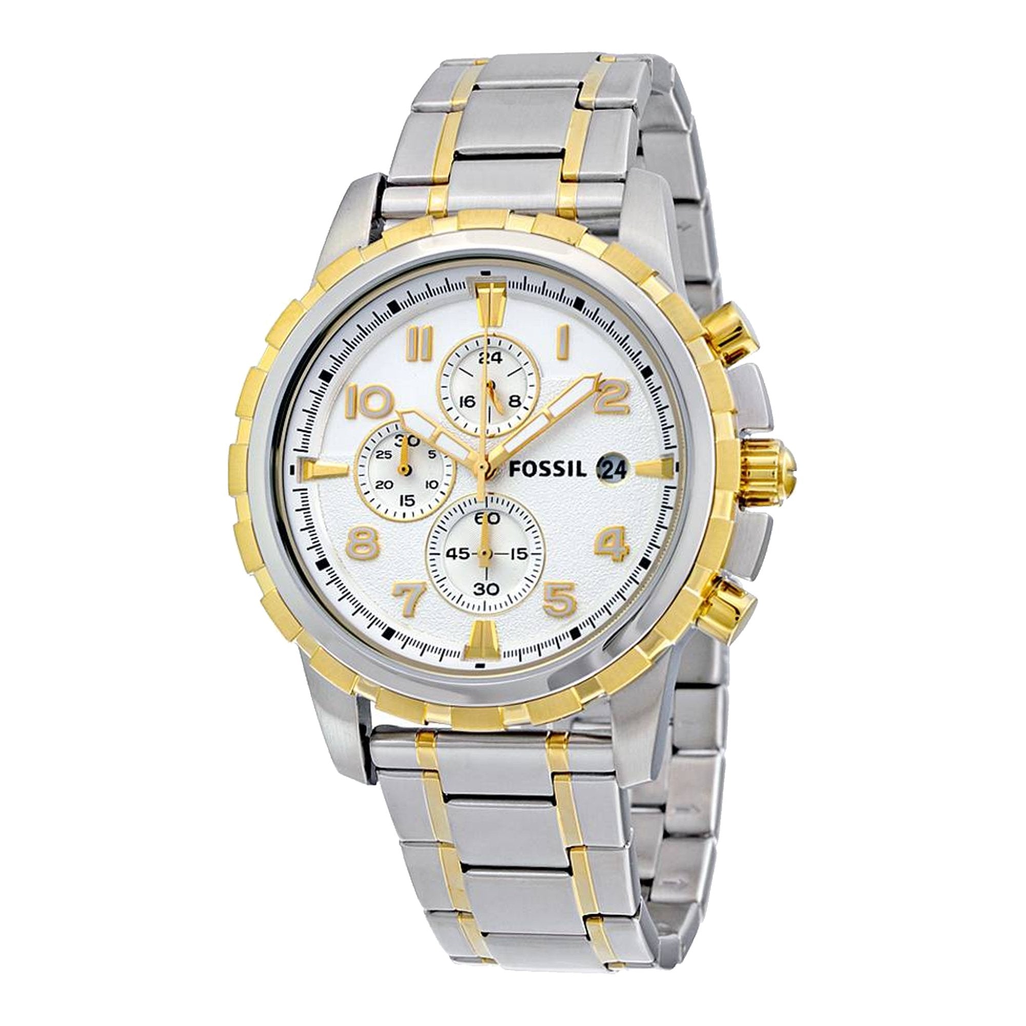 Fossil FS4795 Chronograph Two Tone Men's Watch