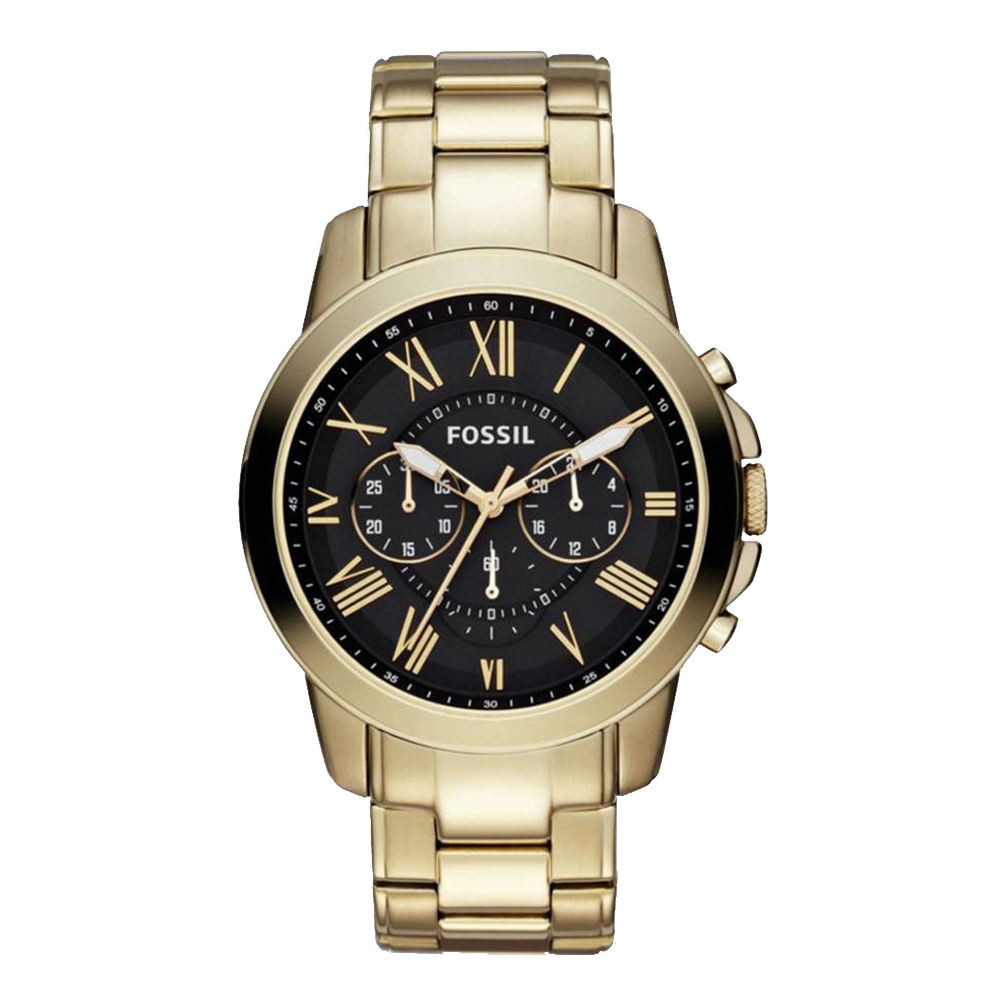 Gold Watch Fossil Gents Chrono Watch NEW AUTHENTIC FOSSIL FLYNN