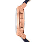 Fossil FS4835 Grant Multi-Function Navy Dial Leather Strap Men's Watch