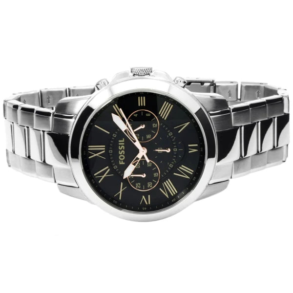Fossil FS4994 Grant Black Dial Men's Watch