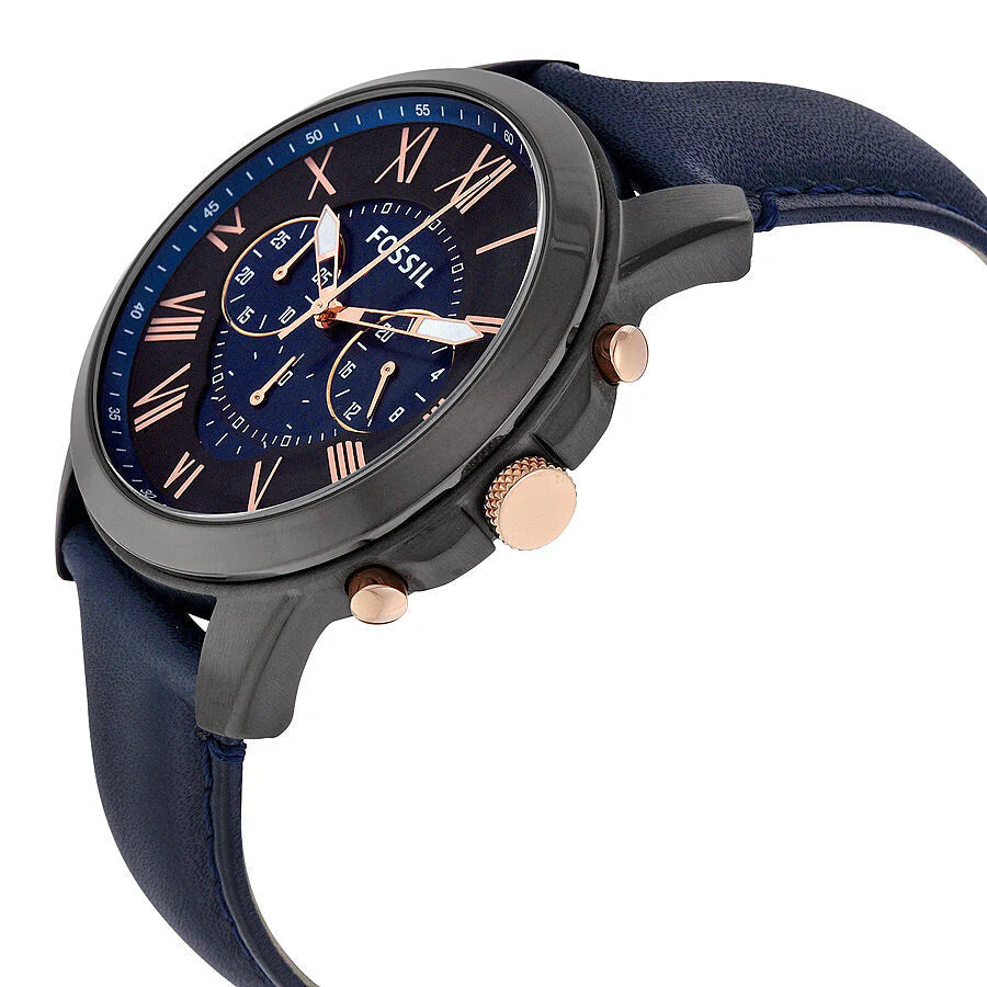 Fossil FS5061 Grant Blue Dial Men's Watch