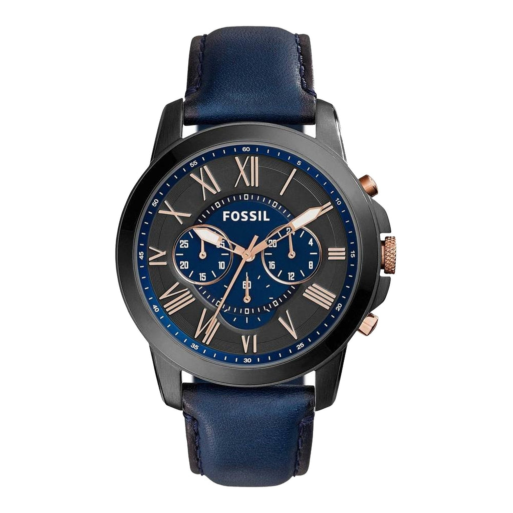 Fossil FS5061 Grant Blue Dial Men's Watch