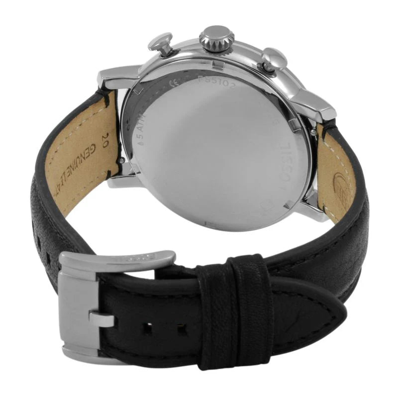 Fossil FS5102 Buchanan Silver Dial Men's Watch