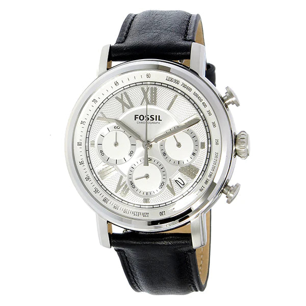 Fossil FS5102 Buchanan Silver Dial Men's Watch