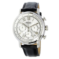 Fossil FS5102 Buchanan Silver Dial Men's Watch