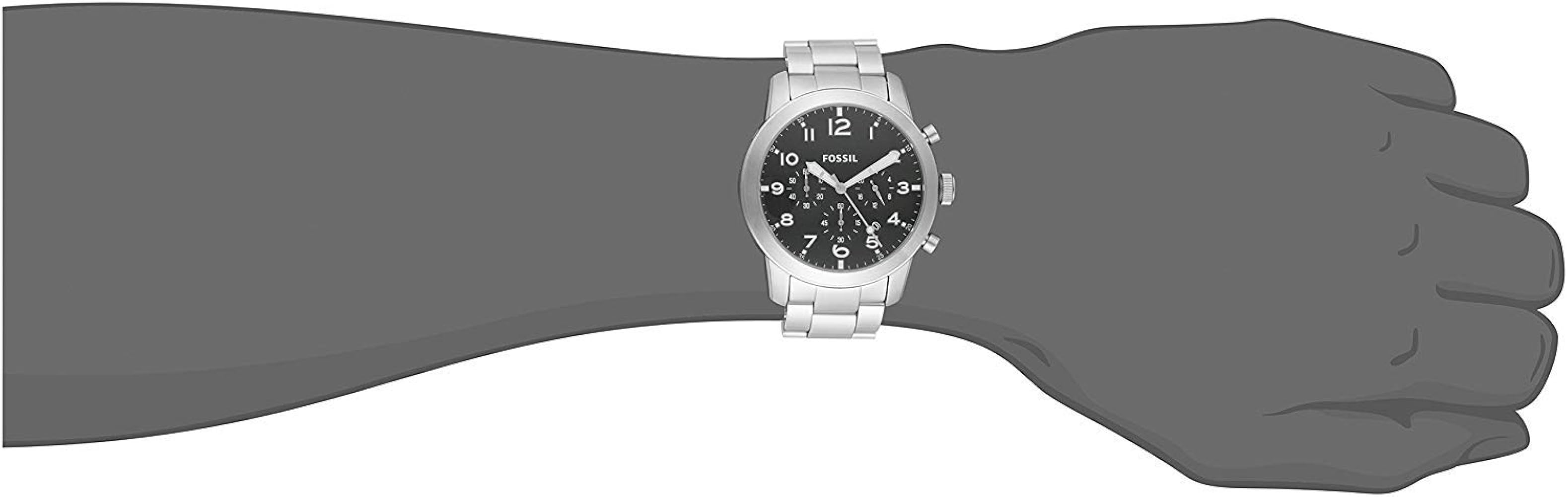 Fossil FS5141 Pilot Chronograph Black Dial Men's Watch