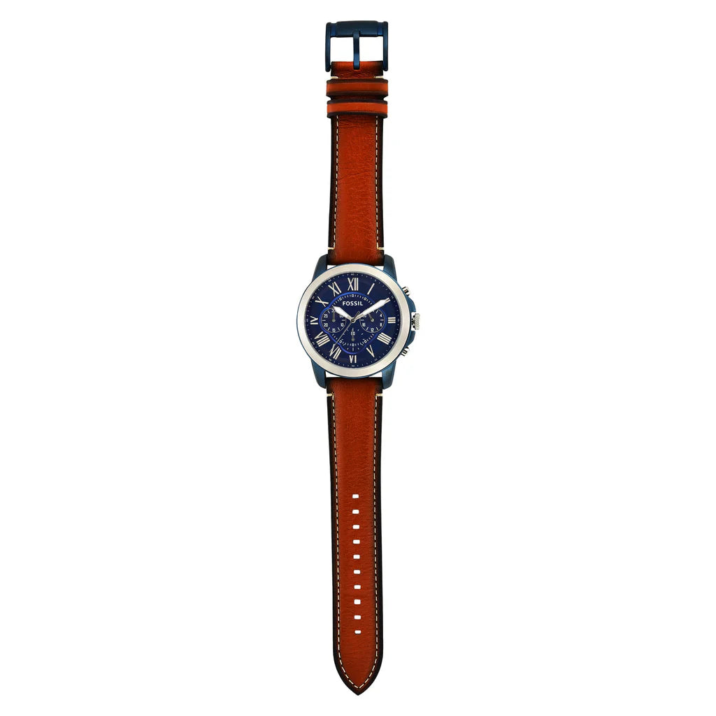Fossil FS5151 Grant Blue Dial Men's Watch