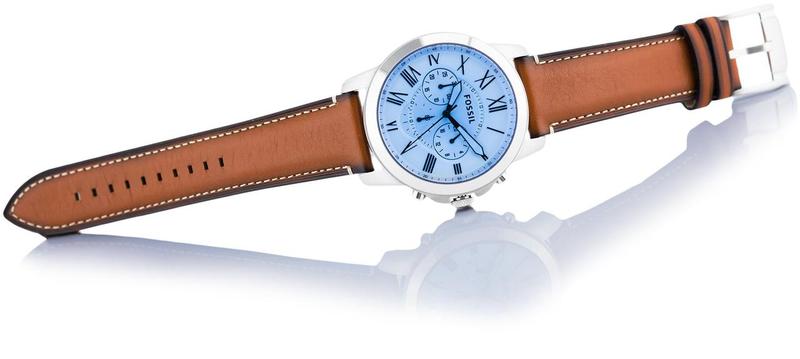 Fossil FS5184 Grant Brown Leather Quartz Dress Men's Watch