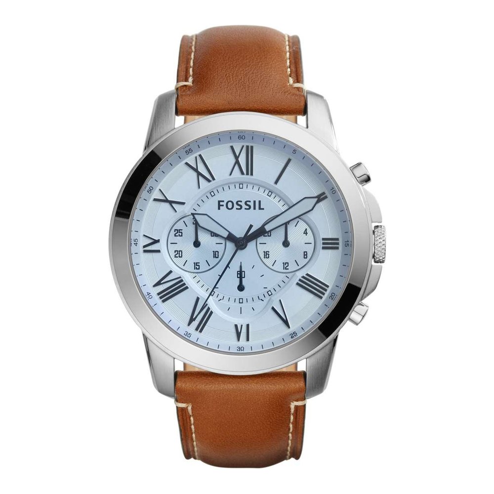 Fossil FS5184 Grant Brown Leather Quartz Dress Men's Watch